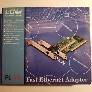 CNet Technology Ethernet Adapter 10/100 Mbps PCI Card - NEW - Picture 1 of 3