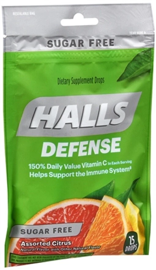 SM Halls Defensa Sin Azúcar Surtido Cítricos Foto 1 de 1