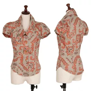 Vivienne Westwood Pixel Printed Blouse Size 10(K-120181) - Picture 1 of 12