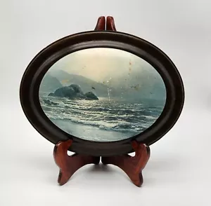 Imagen de Placa de Madera de Colección Decocauuge "OLAS EN TIERRA" **HALLAZGO RARO** - Imagen 1 de 6
