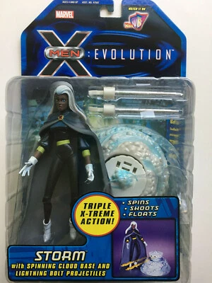 Figura de acción animada Storm en tarjeta sellada con base “nube” circa 2001 Foto 1 de 4