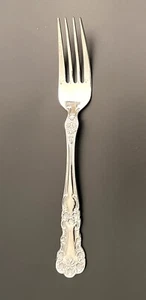 Tenedor de ensalada Gorham de plata inoxidable con flor brillante 18/10 - Imagen 1 de 3