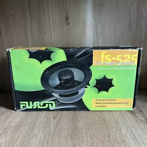 New In Box Fusion FS-525 Car Speakers - 150w 5.25” 2 Way System - Picture 1 of 5