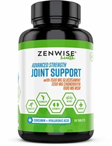 Zenwise Joint Support Glucosamine Sulfate - Chondroitin, MSM Supplement 90 Table - Picture 1 of 4