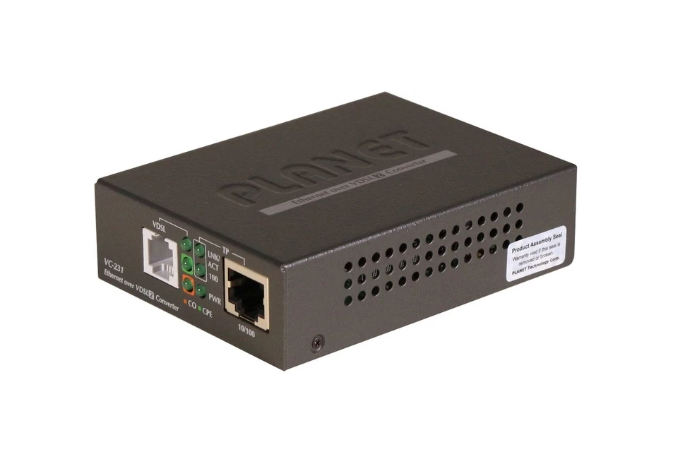VC-231 Single port 100/100 Mbps Ethernet to VDSL2 Converter - 30a profile - Image 1 of 4