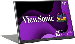 ViewSonic VG1656-2K-S 16" WQXGA 1600p IPS Portable Monitor Certified Refurbished - Picture 1 of 8