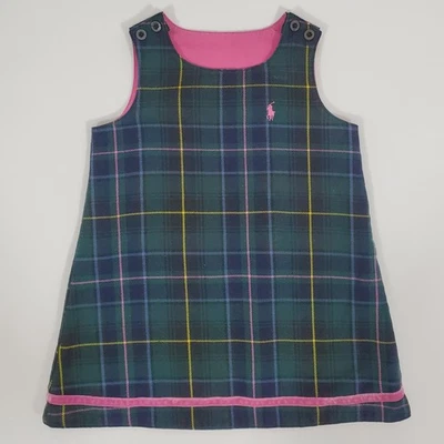 Ralph Lauren Reversible Jumper Dress - Size 18-24M - Image 1 of 4