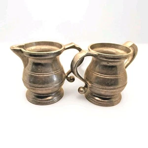 Wilton Armetale RWP Vintage 4"  Pewter Creamer & Sugar  - Picture 1 of 6