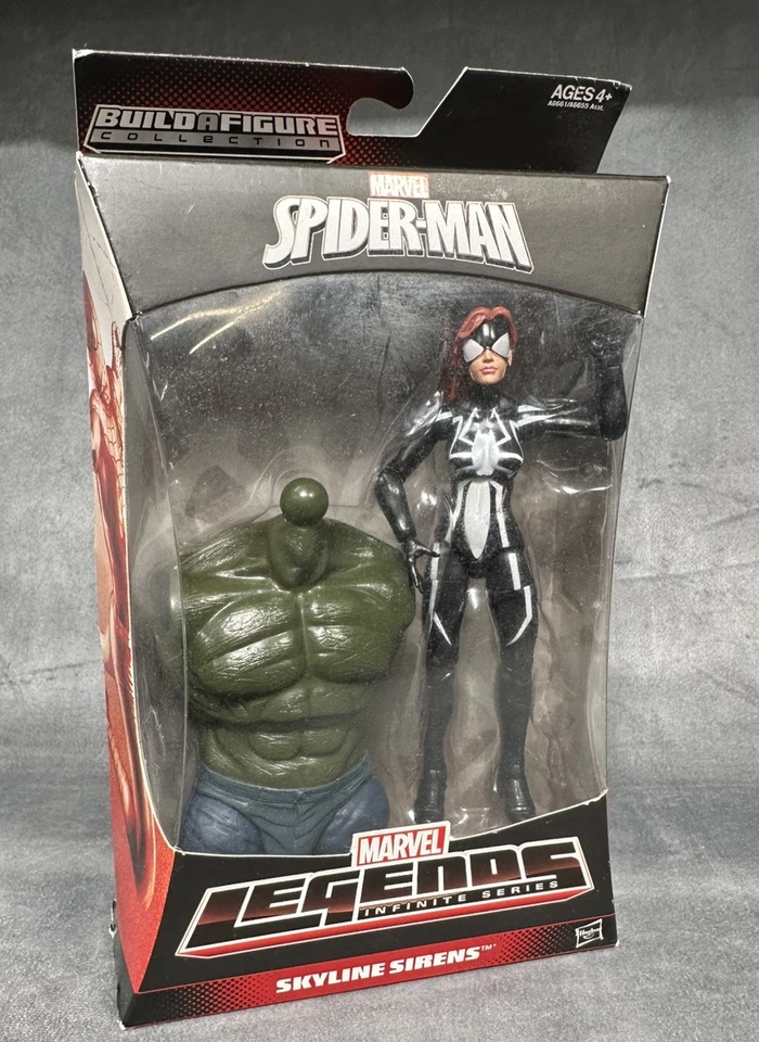 Marvel Legends BLACK CAT SKYLINE SIRENS Green Goblin BAF Spider-man NIB - Image 1 of 3