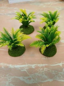 Modello paesaggio 4 basi giungla giallo felce wargaming paesaggio terreno alto 1,5" - Foto 1 di 3