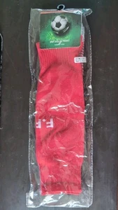 NUEVO Calcetines Largos Deportivos Excelentes Rojo Gris Fútbol Todos los Deportes Adolescentes/Adultos - Imagen 1 de 2