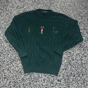 Vintage 80er Jack Nicklaus Golfer Pullover Herren L GOLDEN BEAR 100% Baumwolle (17) - Bild 1 von 4