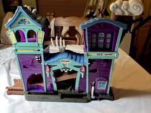 Matchbox Haunted House Hero City Sounds Blue Purple Toy Playset Mattel - Picture 1 of 10