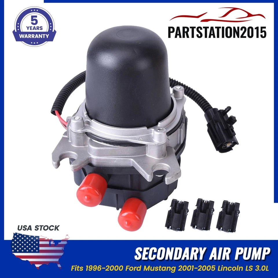 Fits 1996-2000 Ford Mustang 2001-2005 Lincoln LS 3.0L Secondary Air Pump 323500M - Image 1 of 4