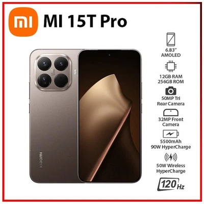 Xiaomi 15T Pro 5G 12GB+256GB MACHA GOLD Dual SIM Unlocked Android Mobile Phone - Image 1 of 4