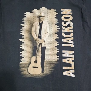 Vintage 1996 Alan Jackson Tour T-Shirt Greatest Hits Collection Song List Large - Bild 1 von 6