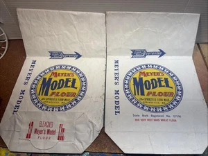 Sacchetti di farina modello Meyer's vuoti due sacchetti 10 libbre - Foto 1 di 9