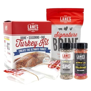 Flavor-Infusing Brine & Rubs Kit for Holiday Turkey - 20 oz Brine & Spices - Picture 1 of 9