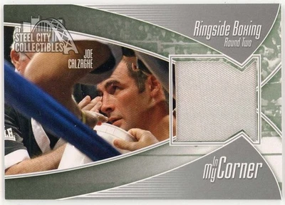 Joe Calzaghe 2011 ITG Ringside Boxing In My Corner Silver Trunks Card #IMC-06 - Image 1 of 2