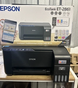 EPSON EcoTank ET-2861 All-in-One Wireless Inkjet Printer with SOME INKS✅TESTED✅ - Picture 1 of 4