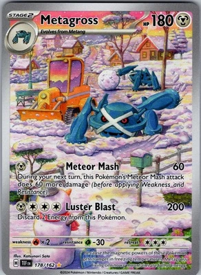 Metagross Illustration Rare SV05: Temporal Forces 178/162 NM - Image 1 of 2