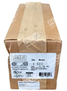 Dual Lite Lighting Corp 4V 5W Keil zweiköpfige Notbeleuchtungseinheit EZ-2 - Bild 1 von 5