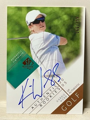 Autógrafo Karrie Webb Rookie 2003 Upper Deck SP RC/799 Foto 1 de 3