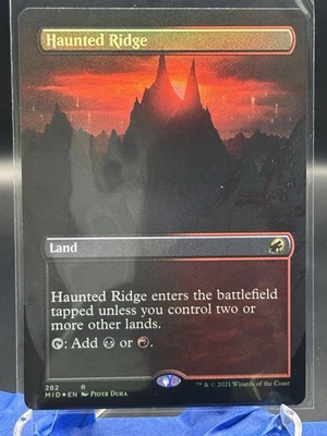 Haunted Ridge (Borderless) Innistrad: Midnight Hunt Foil - Image 1 of 2