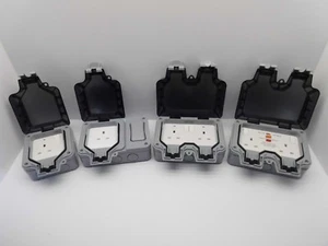 BG STORM 13 AMP SINGLE DOUBLE WEATHERPROOF IP66 SOCKETS SWITCHED RCD PROTECTED - Picture 1 of 22