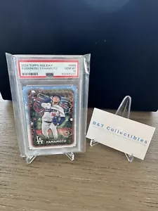 2024 Topps Holiday Yoshinobu Yamamoto Rookie #H88 RC PSA 10 GEM MINT Dodgers🔥🔥 - Picture 1 of 4