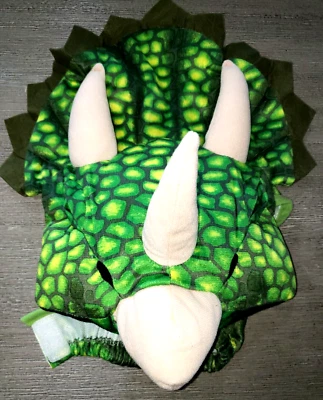 DISFRAZ HALLOWEEN DINOSAURIO PEQUEÑO 2 PIEZAS PARA NIÑOS EN PERSONAJE TOCADO OJOS SE VEN REALES Foto 1 de 4