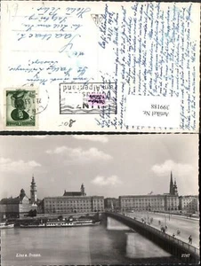 399188,Linz an d. Donau Teilansicht Brücke Dampfer - Bild 1 von 1