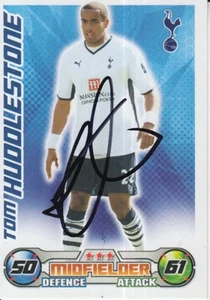 TOM HUDDLESTONE HAND SIGNED TOTTENHAM 08/09 MATCH ATTAX CARD 2008/2009. - Picture 1 of 1