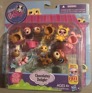 Littlest Pet Shop Chocolatey Delight set #s 3205 3206 3208 3207 3209 New