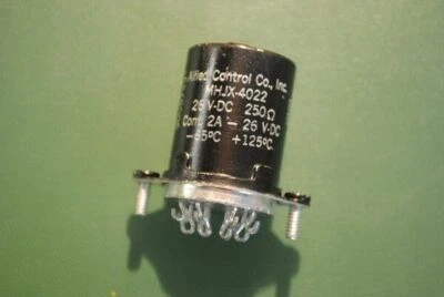ALLIED CONTROL RELAY MHJX-4022 5945-00-613-2923 250 OHM 2A 14 PIN 26VDC HERMETIC - Image 1 of 2