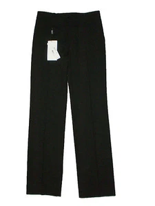 Lacoste Black Cotton / Wool Pant Womens Size 4 x 34 New $225 - Picture 1 of 4