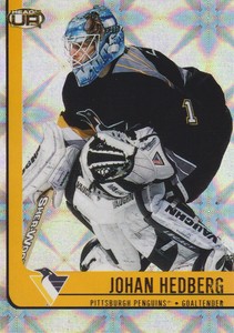 2001-02 Pacific Heads Up Hockey #76 Johan Hedberg Pittsburgh Penguins
