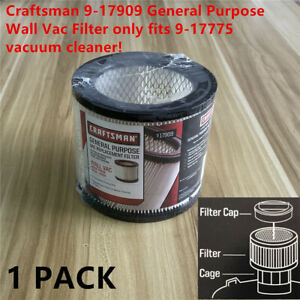Craftsman 9-17909 General Purpose Wall Vac Filter only fits 9-17775 vacuums