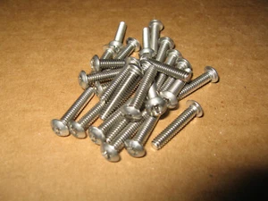 #6-32 x 1/2" TAMPER-PRUF, Tamper Resistant Screw, Button Top, Pack of 25 - Picture 1 of 1
