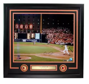 Cal Ripken Jr. HOF signiert/Auto 16x20 Foto Orioles gerahmt MLB Hologramm 193619 - Bild 1 von 4