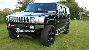 griglia anteriore paraurti in acciaio cromo Per Hummer H2 2002-2006 - Imagen 1 de 5