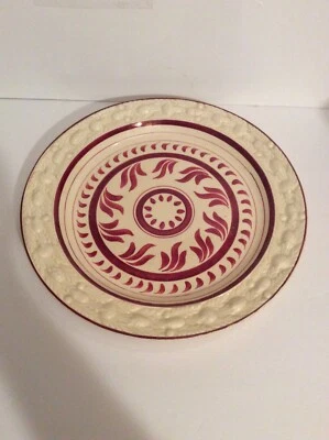 АНТИКВАРНЫЙ СЕРВИРОВОЧНЫЙ ПОДНОС 1923 ADAMS ENGLAND «TITIANWARE» С РУЧНОЙ РОСПИСЬЮ 12,5 ДЮЙМА - Изображение 1 из 4