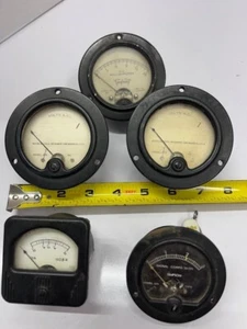 vintage assorted meters as is untested - Picture 1 of 6