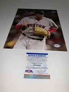 Derek Lowe Signed Boston Red Sox 8x10 Photo PSA/DNA