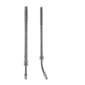 2 Poole Saugrohre gerade 23Fr. & Curved 30Fr. Single End verchromt - Bild 1 von 1