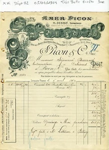 Dépt 92 - Levallois Perret - Superbe Entête d'une Célèbre Distillerie de 1904 - Bild 1 von 1