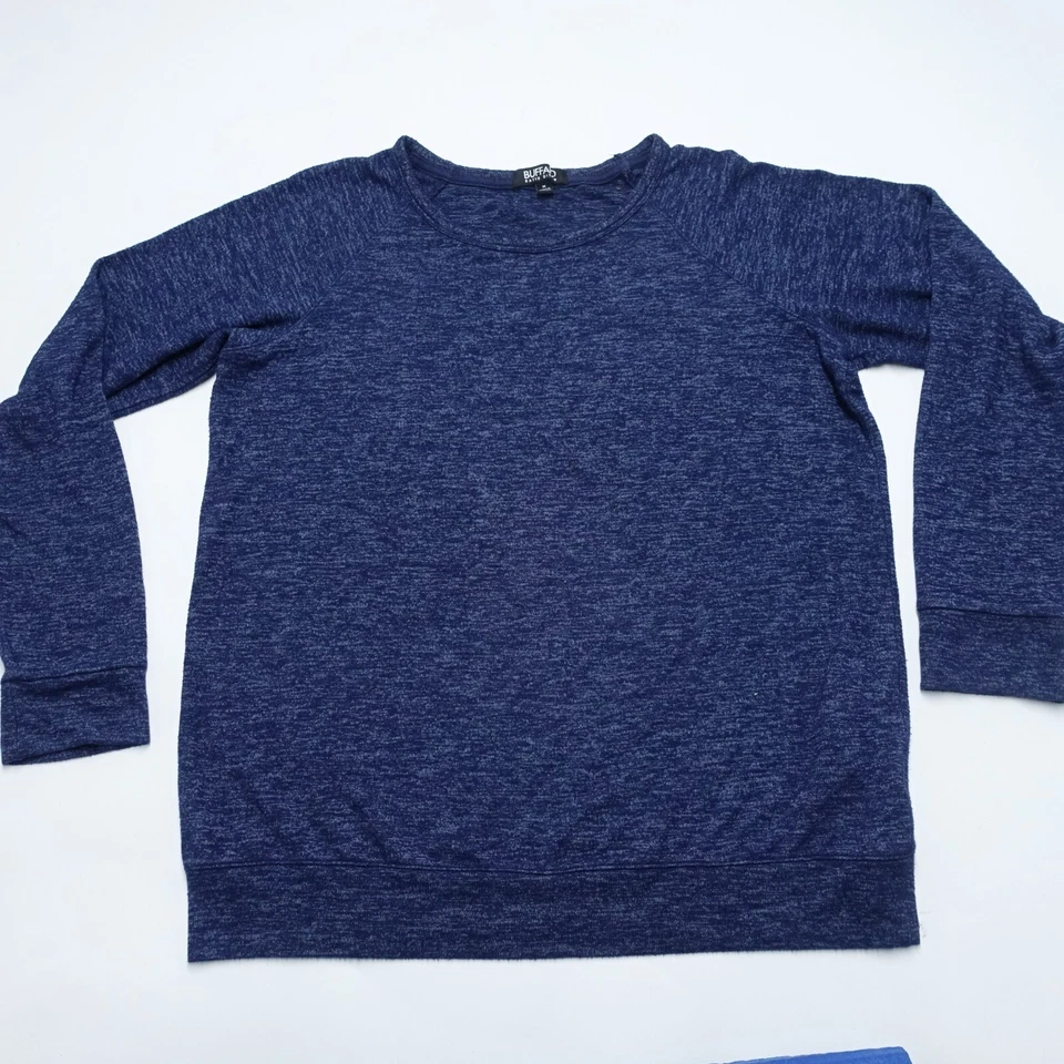 Buffalo David Bitton T-Shirt Mens Medium Blue Classic Outdoor Crew Neck Pullover - Image 1 of 4