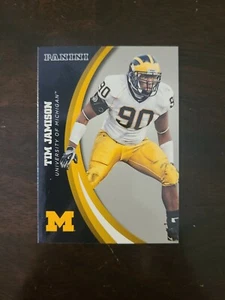 2015 Panini Collegiate Michigan Tim Jamison #37 Silver Parallel SP - Picture 1 of 1