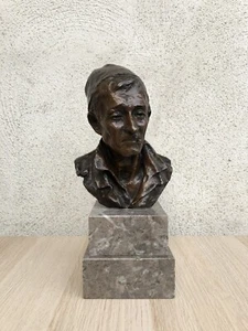 Scultura Vintage In Bronzo -anziano- - Foto 1 di 11