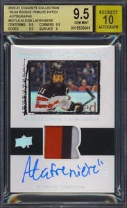 BGS 9.5 2020-21 Exquisite Collection Alexis Lafreniere Patch Auto Rookie /99 - Picture 1 of 2
